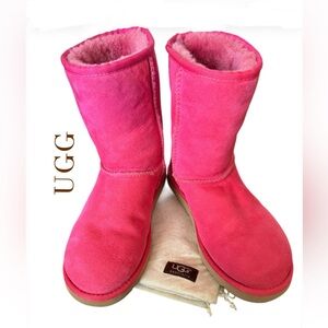 Ugg Australia Classic Short Pink Fuchsia Size 7